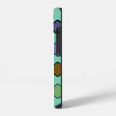 DIAG SQUARES mixed iPhoneケース (左側面)