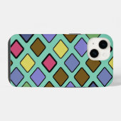DIAG SQUARES mixed iPhoneケース (裏面横)