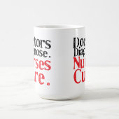 Diagnoseのナースの治療のコーヒー・マグ博士 コーヒーマグカップ (中央)