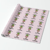 Diagnosed Slay-DHD Frog Ballerina ADHD ラッピングペーパー (アンロールド)