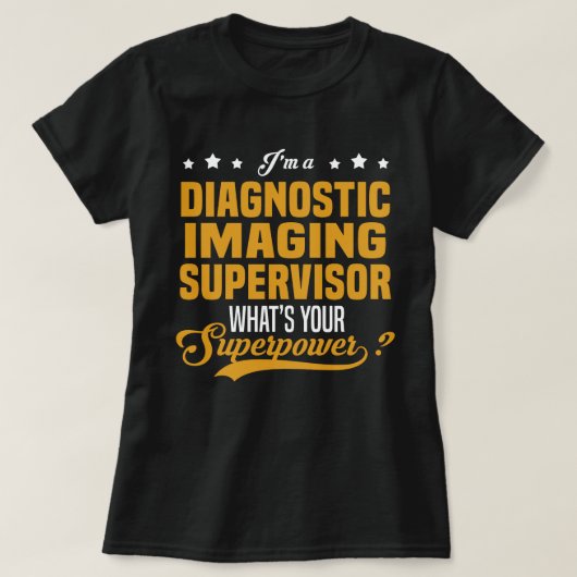 Diagnostic Imagingスーパーバイザ Tシャツ (デザイン正面)