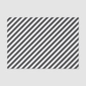 Diagonal black and white stripes  pattern 薄葉紙 (正面)