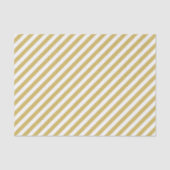 Diagonal golden yellow and white stripes pattern 薄葉紙 (正面)
