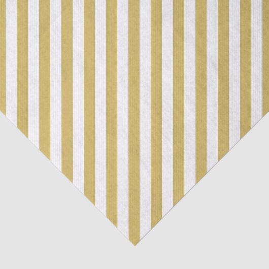 Diagonal golden yellow and white stripes pattern 薄葉紙 (詳細)