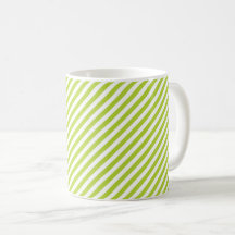 Diagonal lime green and white stripes pattern
