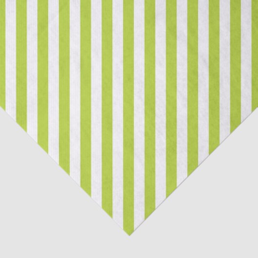 Diagonal lime green and white stripes pattern 薄葉紙 (詳細)