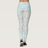 Diagonal lines pattern GB 01.w レギンス (裏面)