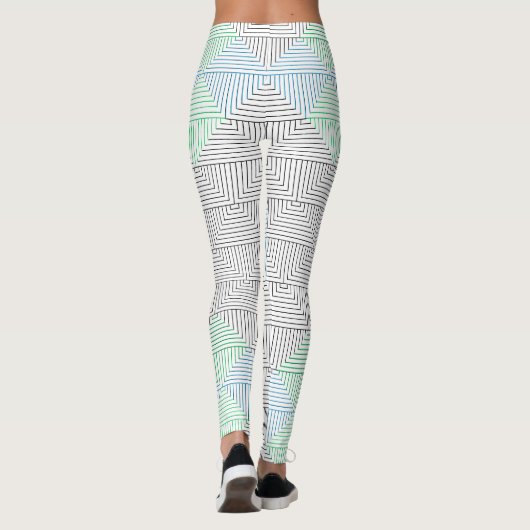 Diagonal lines pattern GB 01.w レギンス (裏面)