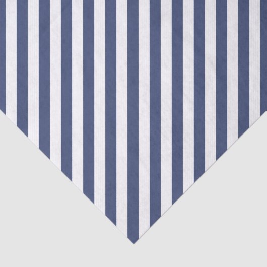 Diagonal navy blue and white stripes pattern 薄葉紙 (詳細)