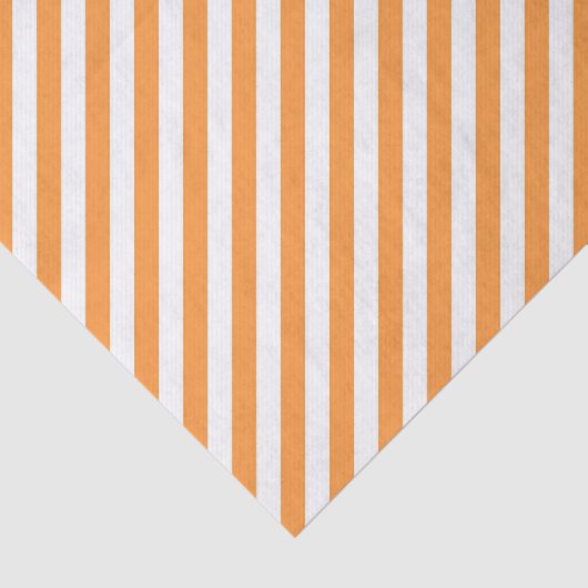 Diagonal orange and white stripes pattern 薄葉紙 (詳細)