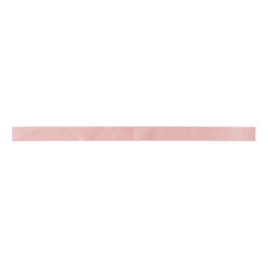 Diagonal pattern of pink and white stripes サテンリボン (正面)