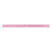 Diagonal pink and white stripes pattern サテンリボン (正面)