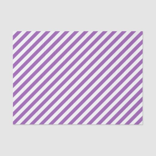 Diagonal purple and white stripes pattern 薄葉紙 (正面)