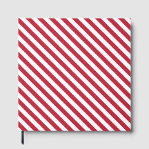 Diagonal red and white stripes pattern