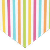 Diagonal stripes in vibrant colors ショートテーブルランナー (コーナー)