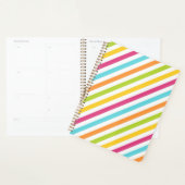 Diagonal stripes in vibrant colors planner プランナー手帳 (ディスプレー)