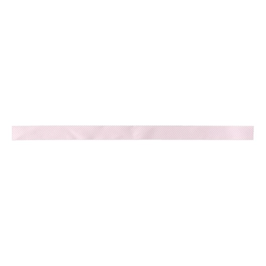 Diagonal white and pink stripes pattern サテンリボン (正面)