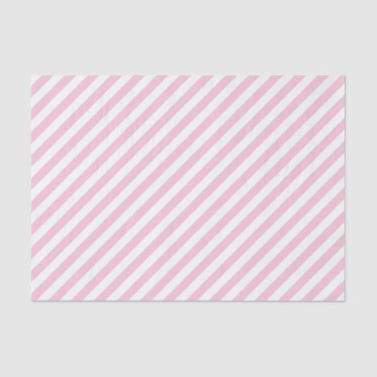 Diagonal white and pink stripes pattern 薄葉紙 (正面)