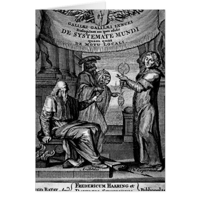 「Dialogus De Systemate Mundi'のFrontispiece (正面)