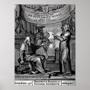 「Dialogus De Systemate Mundi'のFrontispiece ポスター