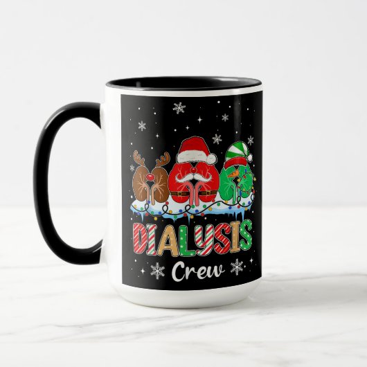 Dialysis Crew Christmas マグカップ (左)