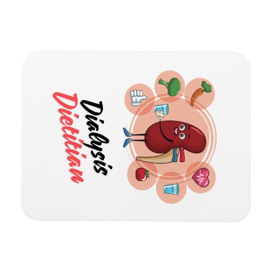 Dialysis Dietician マグネット (横)