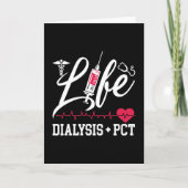 Dialysis Nurse Tech Life Dialysis + PCT Technician カード (正面)