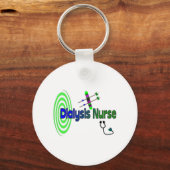 "Dialysis Nurse" Unique graphics Gifts キーホルダー (正面)