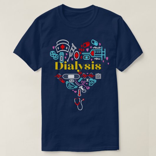 Dialysis Technician Nephrology Nurse Christmas 202 Tシャツ (デザイン正面)