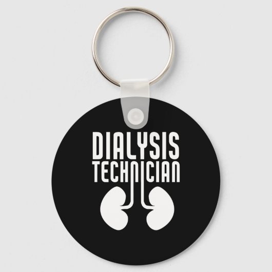 Dialysis Technician Nephrology Tech キーホルダー (正面)