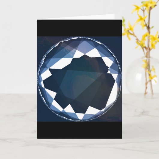 Diam Polygon カード (黄色い花)