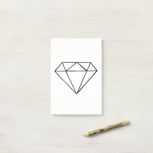 Diamante post it ポストイット (デスク上)