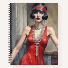 Diamantes y Seda Roja ノートブック