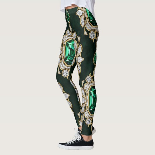 Diamond And Emerald Leggings レギンス (左)