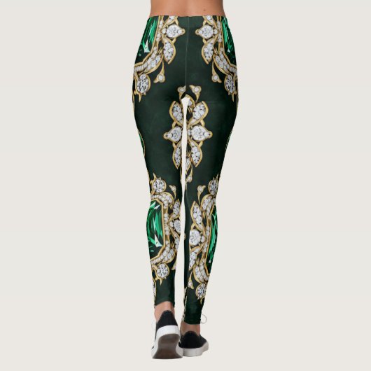 Diamond And Emerald Leggings レギンス (裏面)