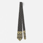Diamond and Tortoise Pattern ネクタイ (正面)