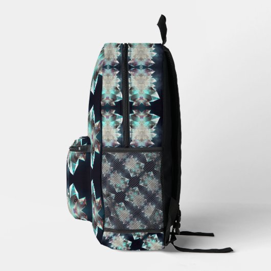 Diamond Argyle Pattern Classic Modern Abstract  プリントバックパック (右)