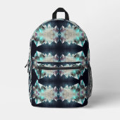 Diamond Argyle Pattern Classic Modern Abstract  プリントバックパック (正面)