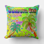 Diamond Bar Mind Focus Pillow クッション (正面)