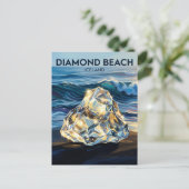 Diamond Beach Iceland ポストカード (スタンド正面)