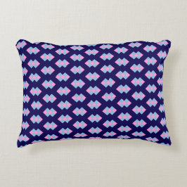 Diamond Blue Accent Pillow アクセントクッション