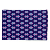 Diamond Blue Pillowcase 枕カバー (裏面-左)