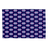 Diamond Blue Pillowcase 枕カバー (正面左)