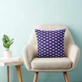 Diamond Blue Throw Pillow クッション (椅子)
