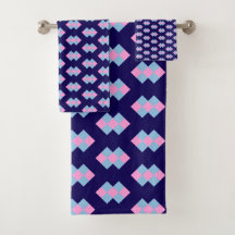Diamond Blue Towel