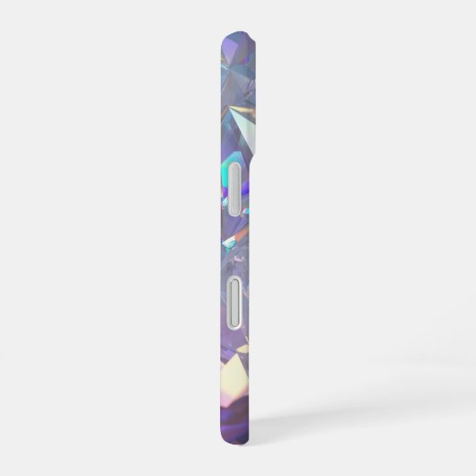 Diamond Crystal Sparkle iPhone 16ケース (右側面)