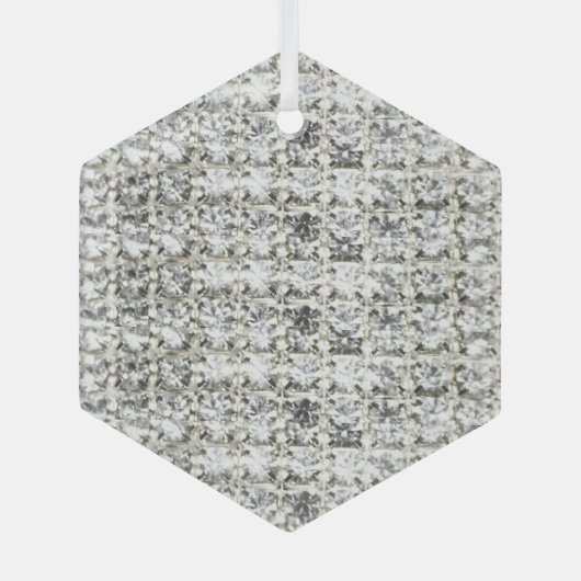 Diamond Customized ガラスオーナメント (正面)