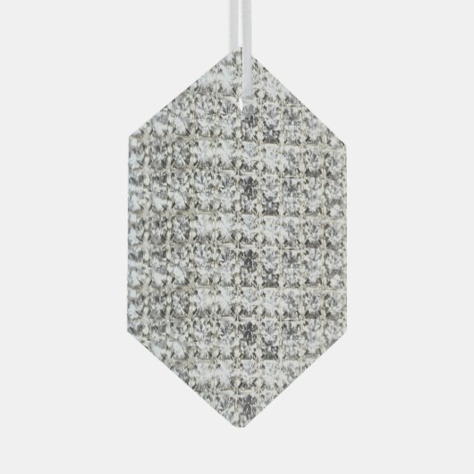 Diamond Customized ガラスオーナメント (正面右)