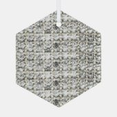 Diamond Customized ガラスオーナメント (裏面)