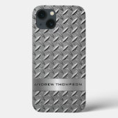 Diamond Cut Metal Plate Case-Mate iPhoneケース (裏面)